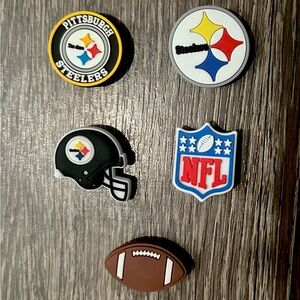 NFL Pittsburgh Steelers Football Croc Charm Jibbitz